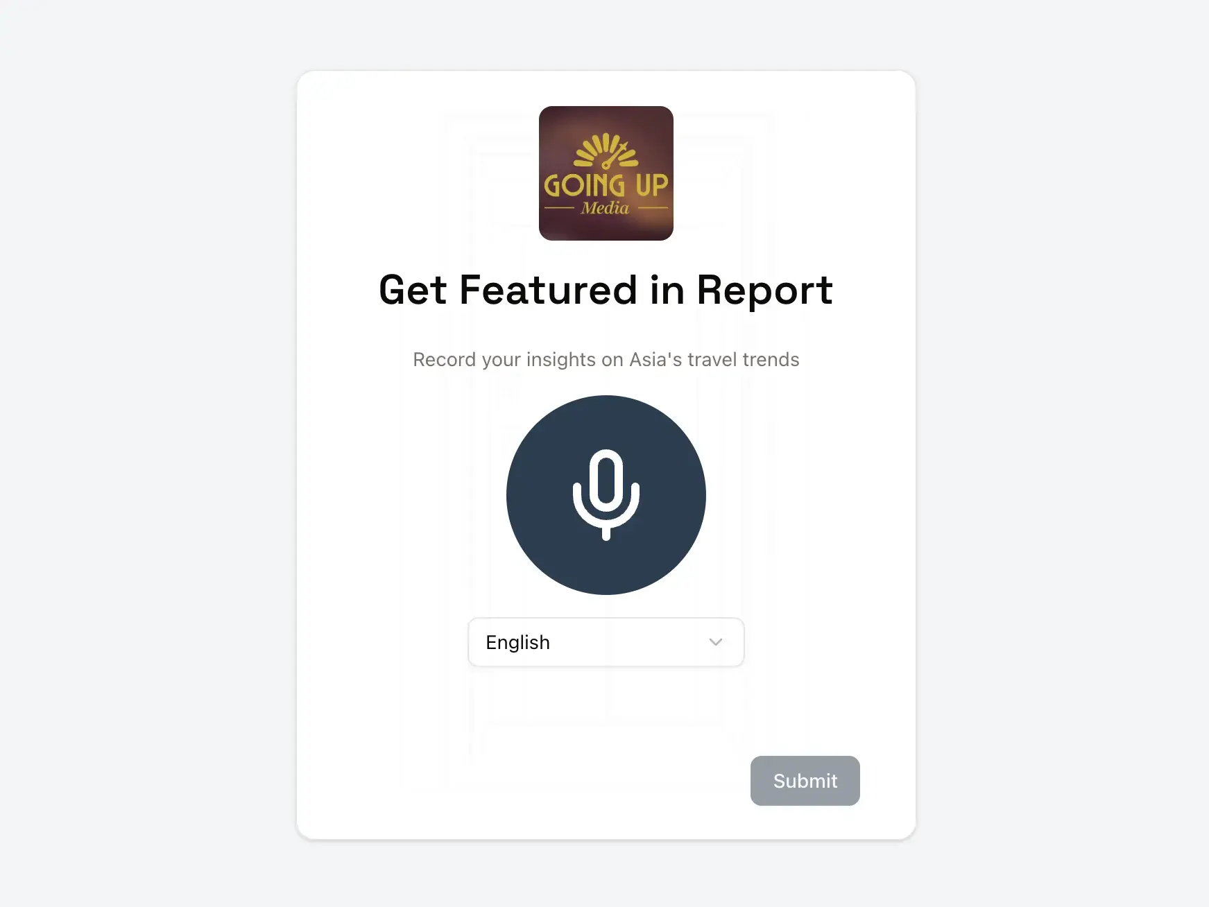 AI-Powered Multilingual Interview App